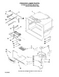 Diagram for 03 - Freezer Liner Parts