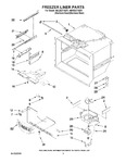 Diagram for 03 - Freezer Liner Parts