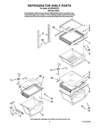 Diagram for AC2228HEKS14