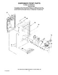 Diagram for 08 - Dispenser Front Parts