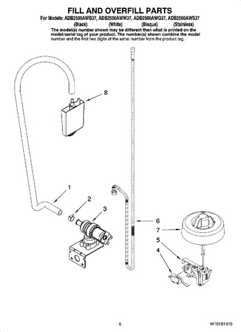 Diagram for ADB2500AWS37