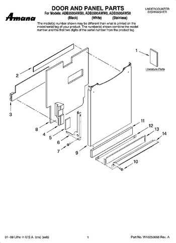 Diagram for ADB3500AWW0