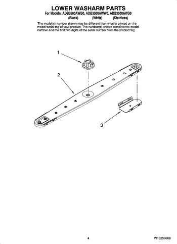 Diagram for ADB3500AWW0