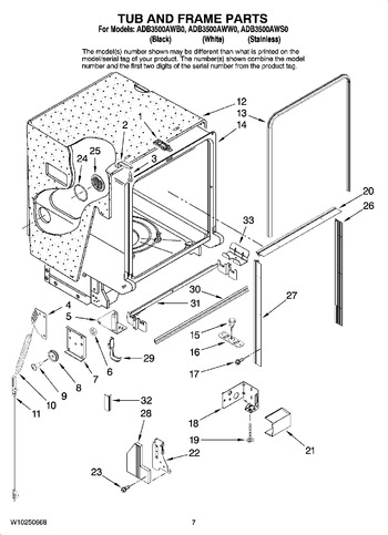 Diagram for ADB3500AWW0