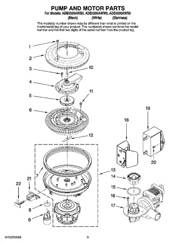 Diagram for ADB3500AWW0