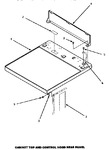 Diagram for 02 - Cabinet Top & Control Hood Rear Panel