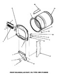 Diagram for 04 - Fr Blkhd, Air Duct, Felt Seal & Cylinder