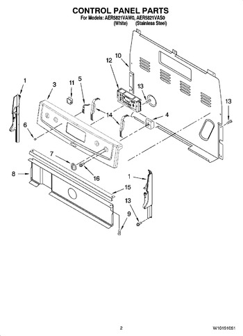 Diagram for AER5821VAW0