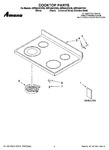 Diagram for 01 - Cooktop Parts