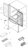 Diagram for 11 - Ref Dr Storage & Center Hinges