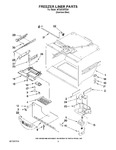 Diagram for 02 - Freezer Liner Parts