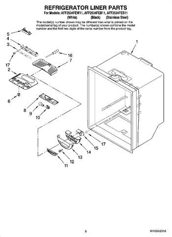 Diagram for AFF2534FEW11