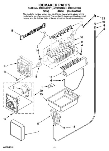 Diagram for AFF2534FEW11