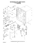 Diagram for 02 - Refrigerator Liner Parts