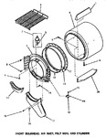 Diagram for 03 - Fr Blkhd, Air Duct, Felt Seal & Cylinder