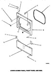 Diagram for 10 - Lower Access Panel, Front Panel & Seal