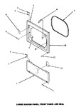 Diagram for 10 - Lower Access Panel, Front Panel & Seal