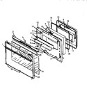 Diagram for 07 - Oven Door Assy