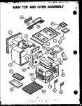 Diagram for 04 - Main Top And Oven Assy