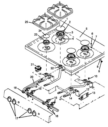 Diagram for AGS761W (BOM: P1142635N W)