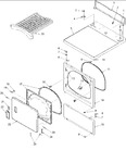 Diagram for 03 - Door And Front, Access, And Top Panels