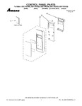 Diagram for 01 - Control Panel Parts