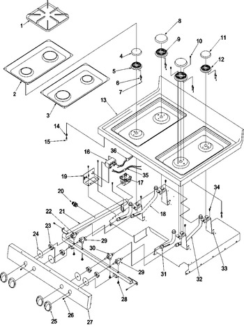 Diagram for ARG7600WW (BOM: P1143345NWW)