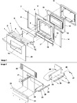 Diagram for 07 - Oven Door & Storage Drawer