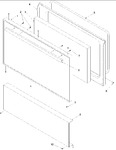 Diagram for 04 - Oven Door And Decorative Panel