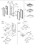 Diagram for 10 - Hinges, & Refrigerator Shelving