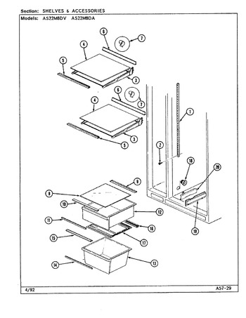 Diagram for AS22M8DV (BOM: DN33B)