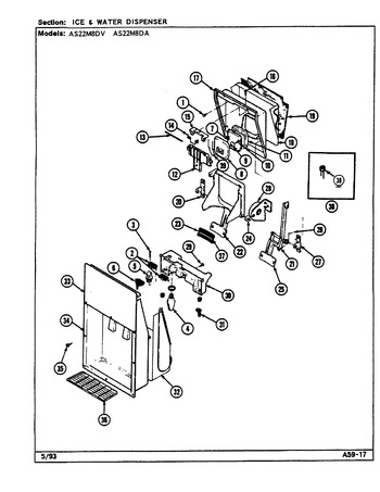 Diagram for AS22M8DV (BOM: DN33C)