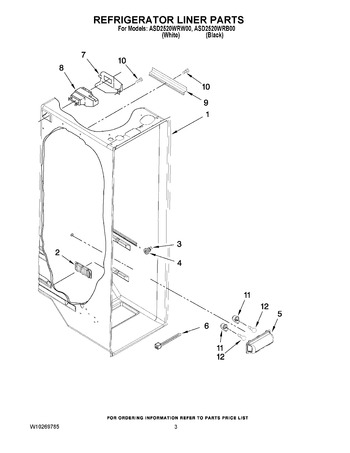 Diagram for ASD2520WRW00