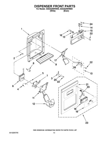 Diagram for ASD2520WRW00