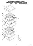 Diagram for 03 - Refrigerator Shelf Parts