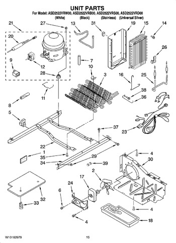 Diagram for ASD2522VRW00