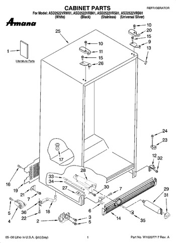 Diagram for ASD2522VRW01