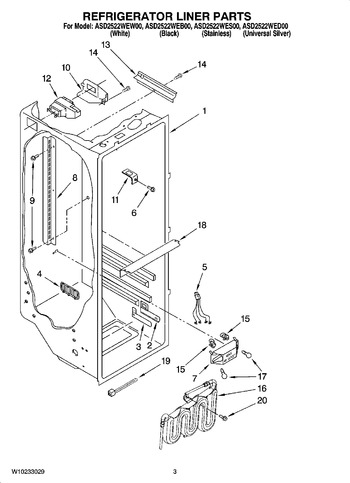 Diagram for ASD2522WED00