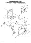 Diagram for 08 - Dispenser Front Parts