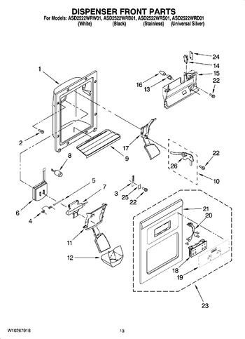 Diagram for ASD2522WRD01