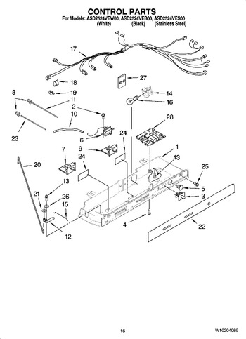 Diagram for ASD2524VEW00