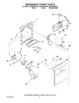 Diagram for 08 - Dispenser Front Parts