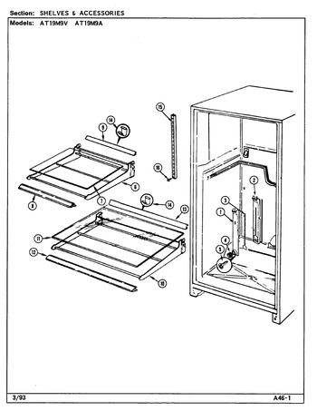 Diagram for AT19M9A (BOM: DE54A)