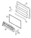 Diagram for 04 - Freezer Inner Door (bisque)