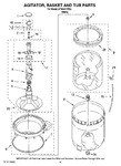 Diagram for 03 - Agitator, Basket And Tub Parts