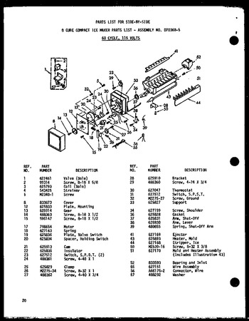 Diagram for BC20WAG (BOM: P6023515W G)