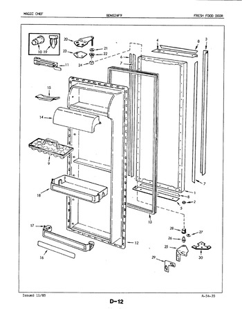 Diagram for BDNS24F9A (BOM: 5L56A)