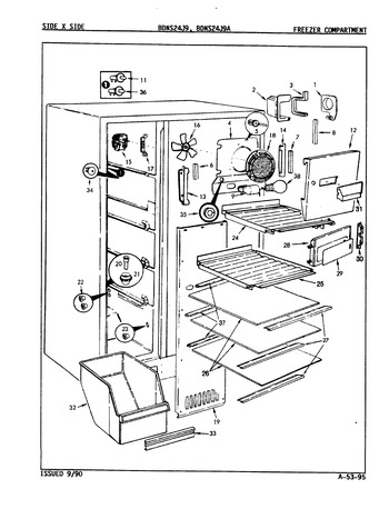 Diagram for BDNS24J9A (BOM: 8N68B)