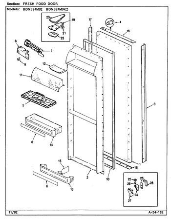 Diagram for BDNS24M9K2 (BOM: CP87A)