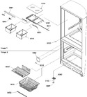 Diagram for 03 - Crisper Assy & Freezer Feature Assy